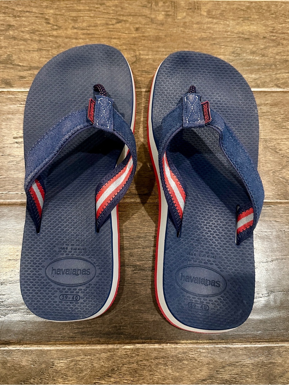 Havaianas Men's Urban Fusion II Flip Flops Navy Blue Size US 8